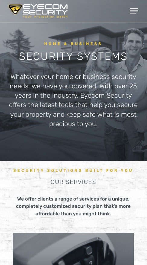 Eyecom Security — Before CRO
